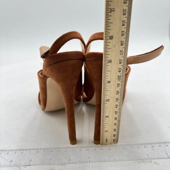 FSJ Women Elegant Slingback Sandals Stiletto High Heel Peep Toe Crisscross - Picture 5 of 8